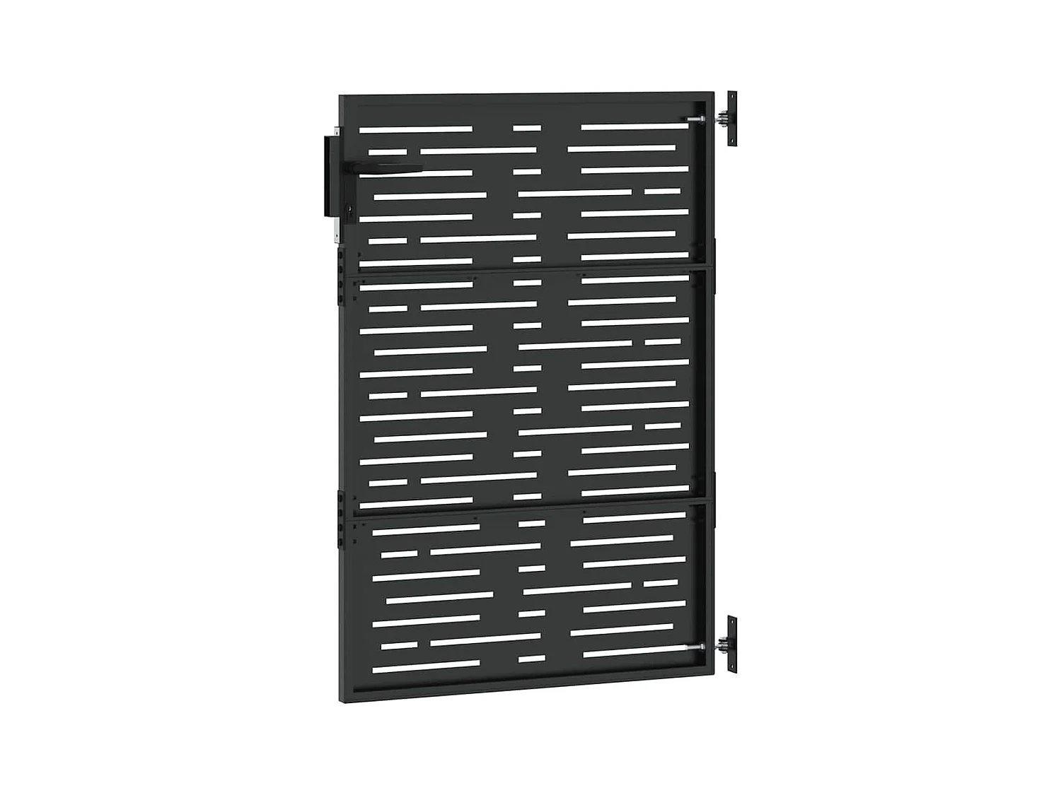 Gartentor, Gartentor 85x100 cm quadratische Ausführung in Cortenstahl