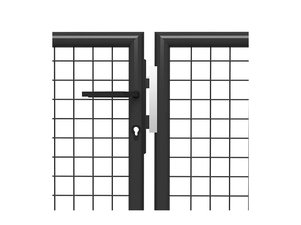 Portillon Acier 350x75 cm Anthracite