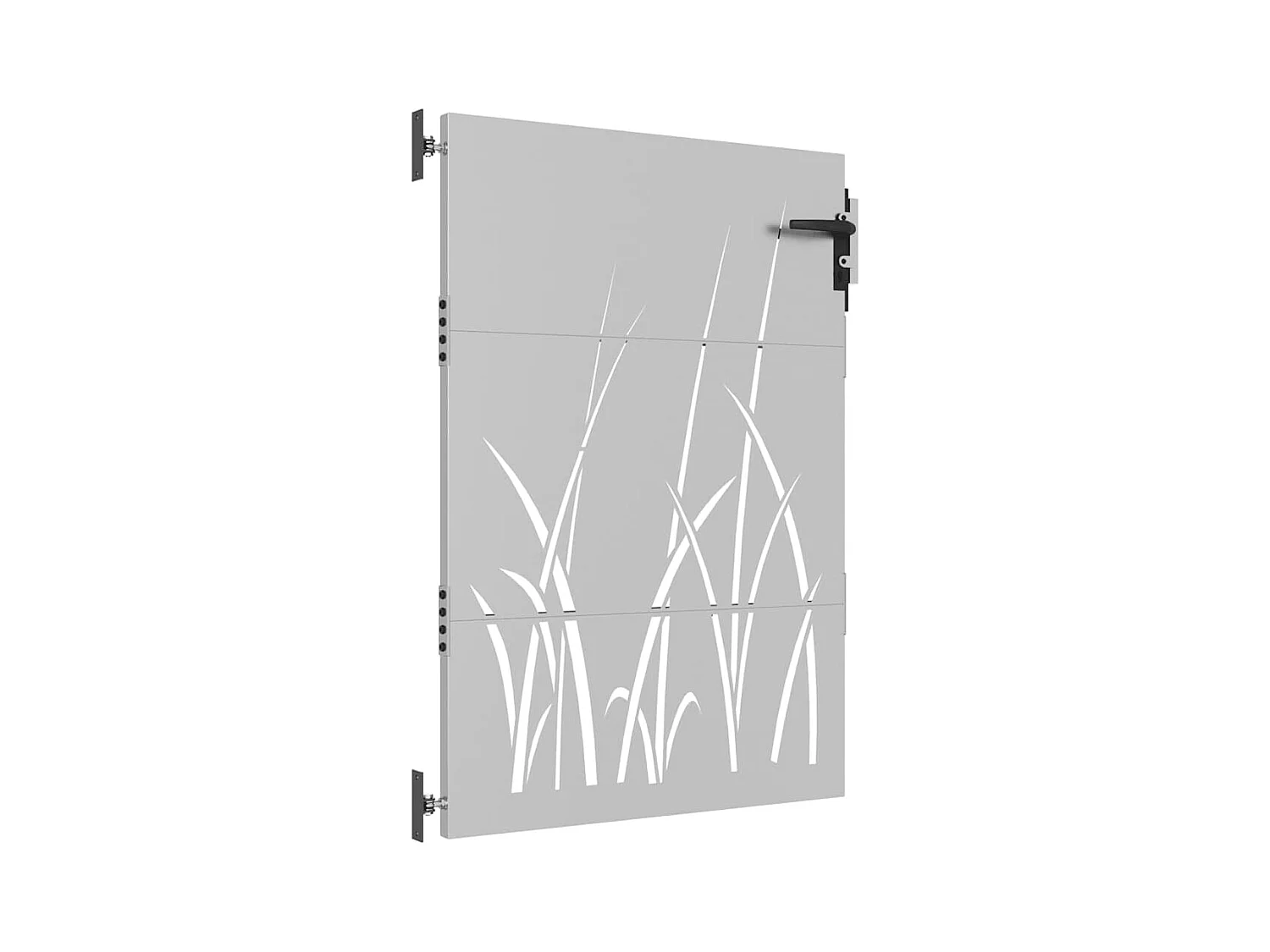 Tuinpoort 85x125 cm cortenstaal grasdesign