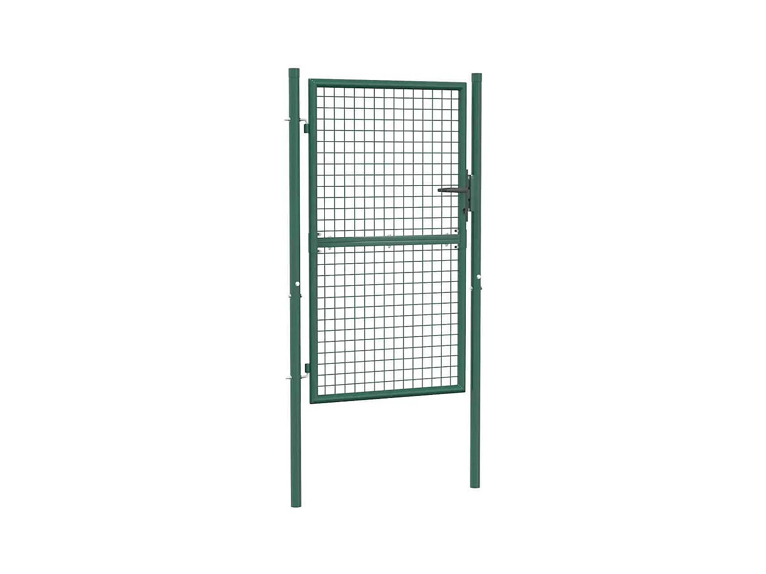 Stalen hekpoort 100x150 cm groen