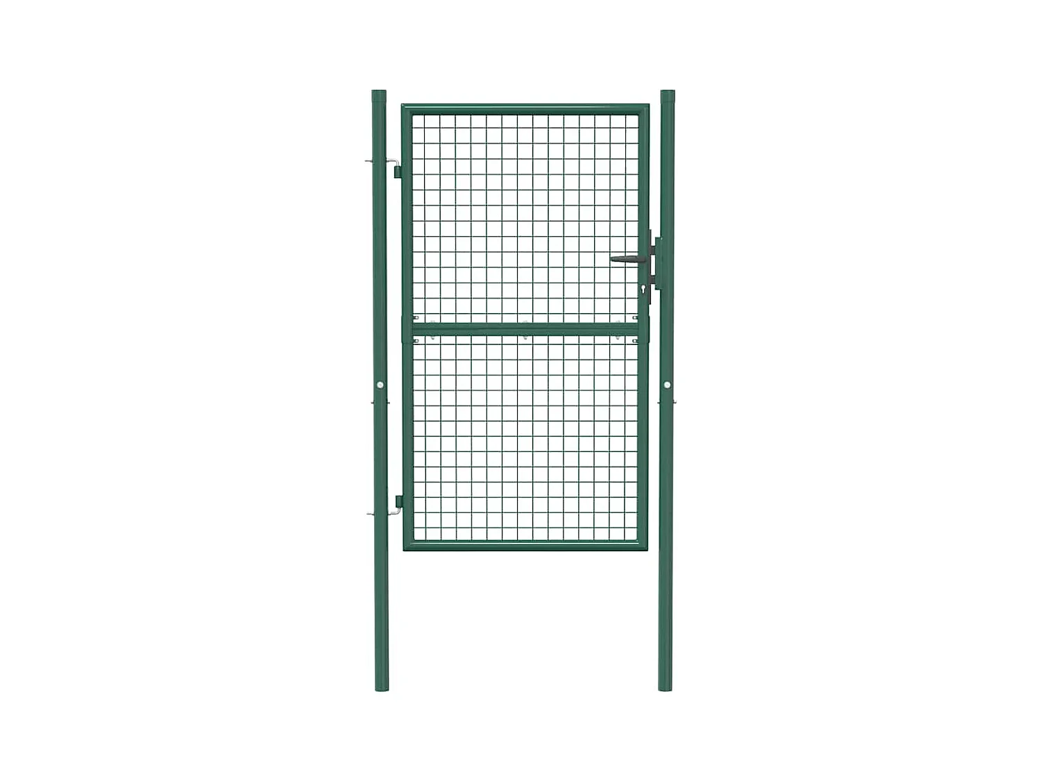 Stalen hekpoort 100x150 cm groen