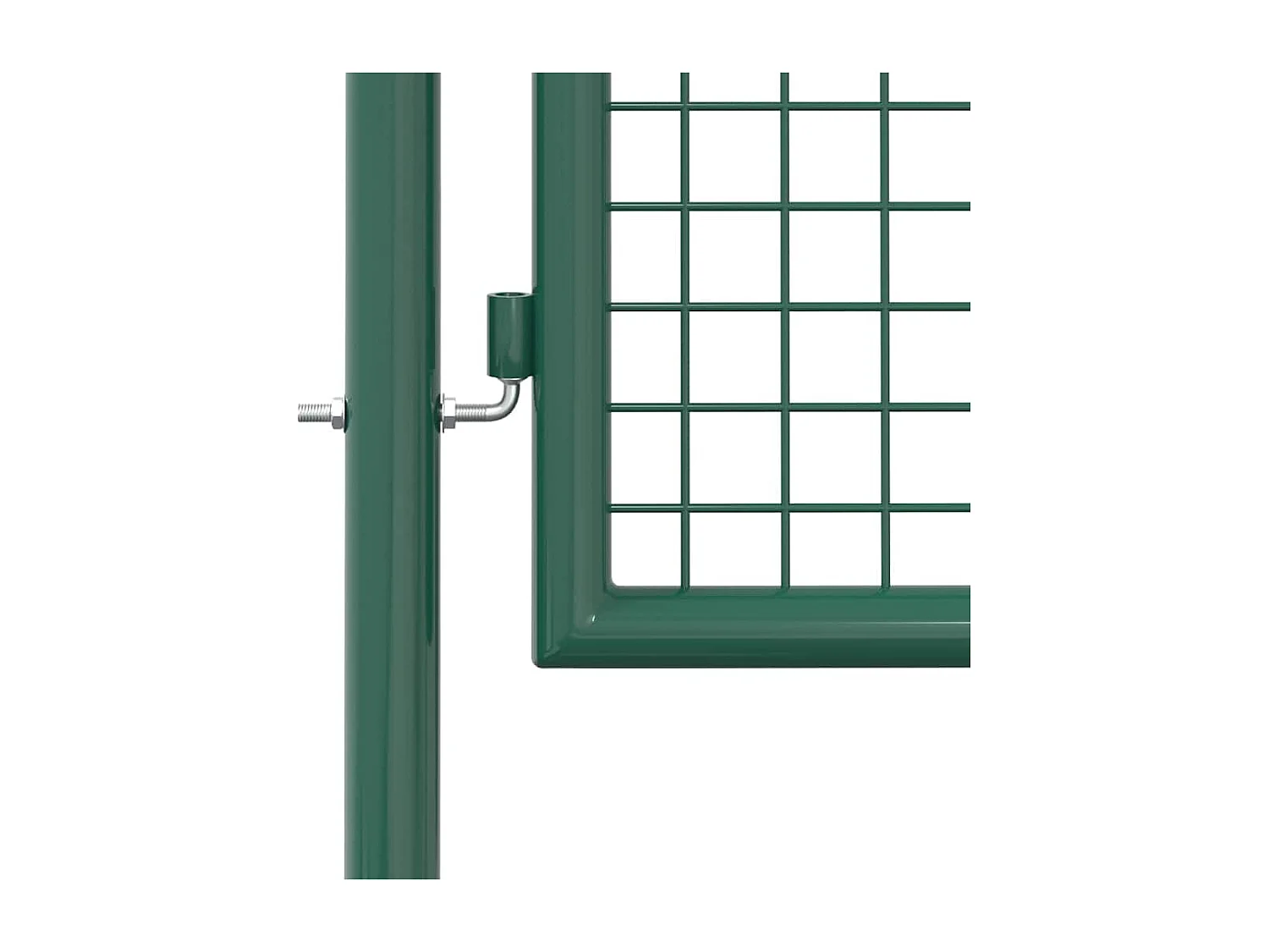 Cancello in acciaio 100x150 cm verde