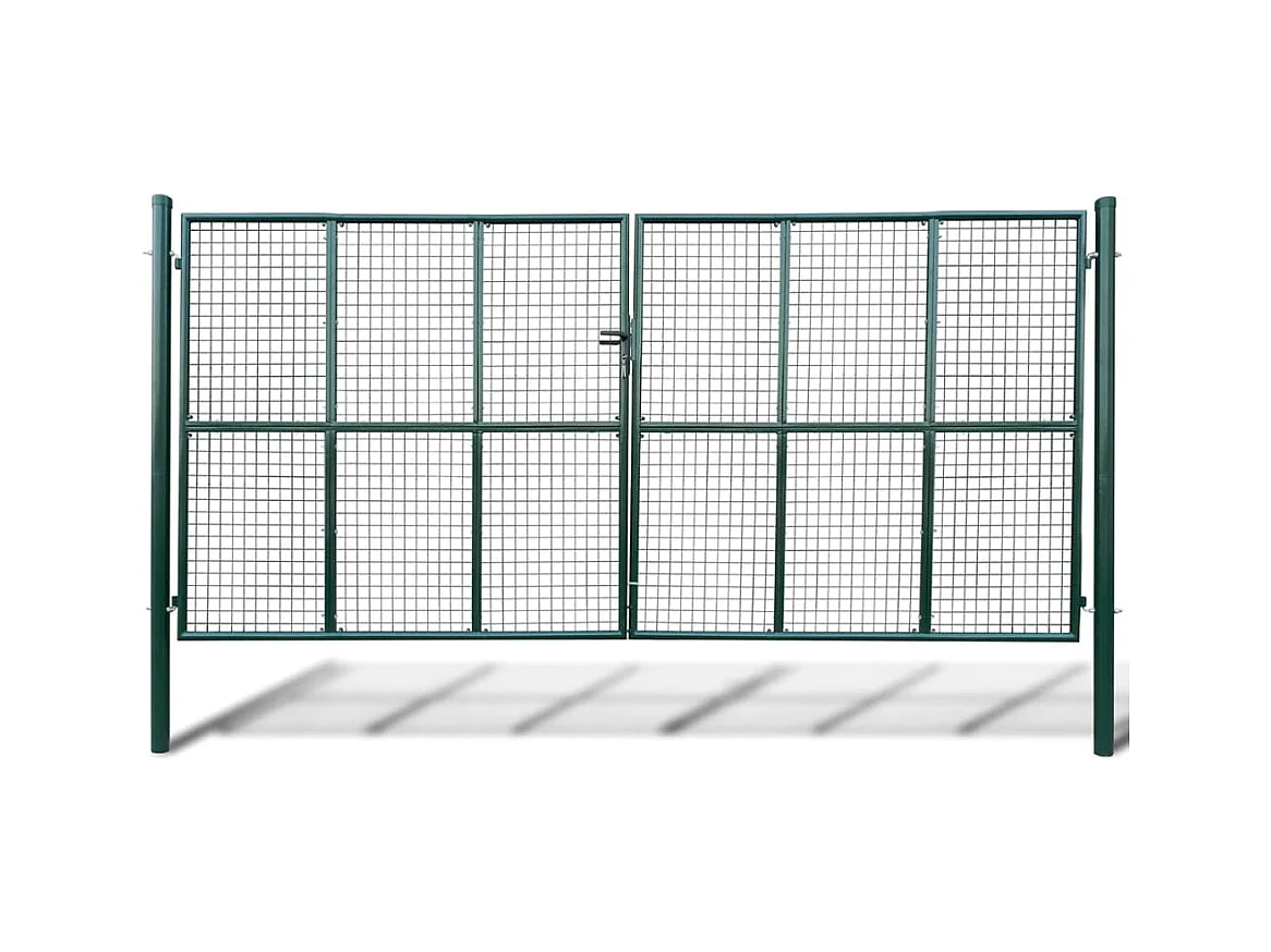 Puerta de jardín de malla 415 x 175 cm