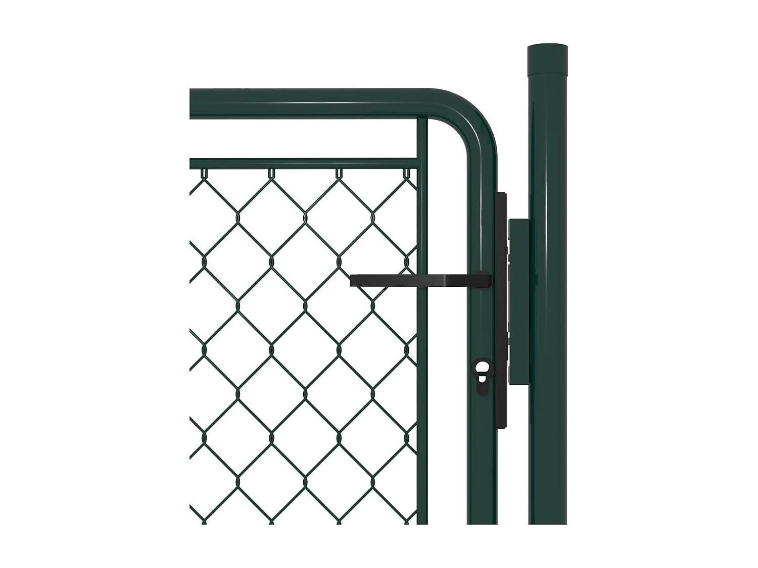 Puerta de acero 100x100 cm Verde