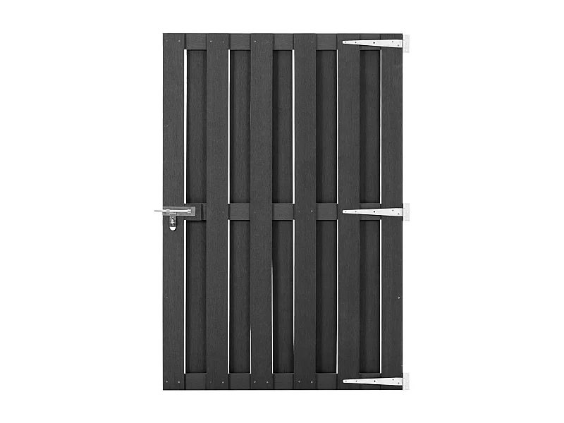 Puerta WPC 100x150 cm Gris