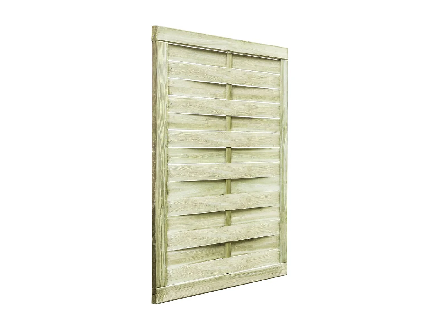 Puerta de madera de pino impregnada 100x125 cm Verde