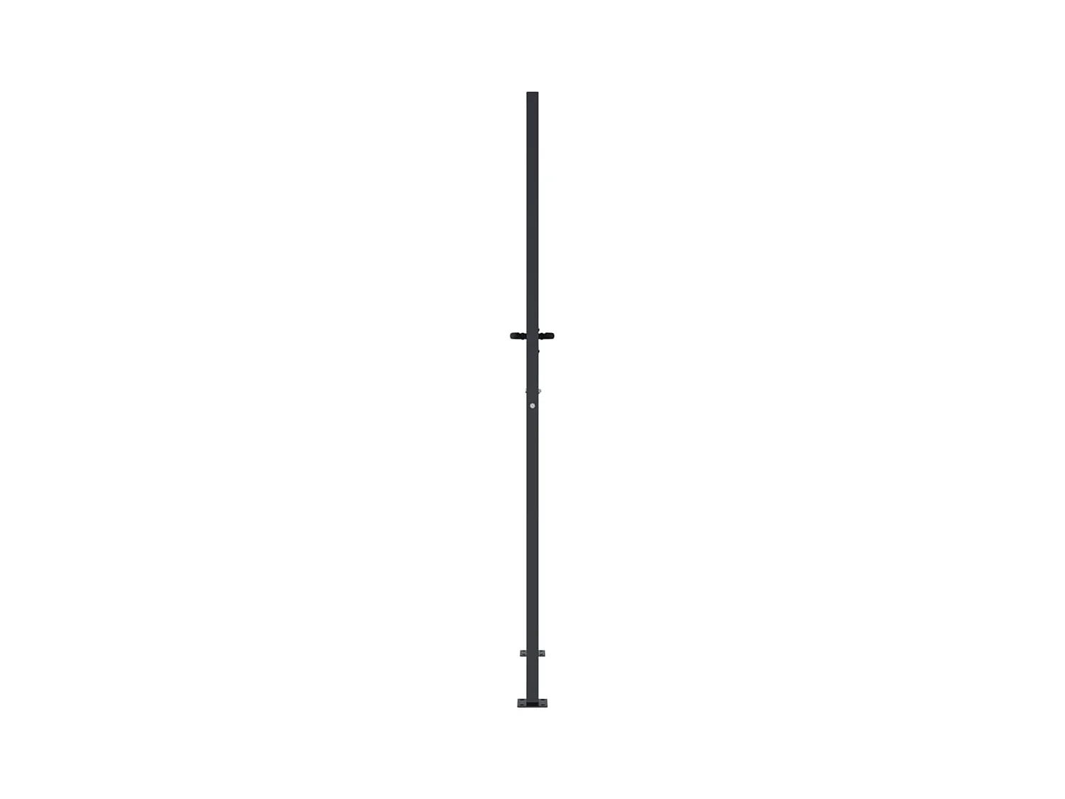 Portail de jardin anthracite 105x180cm acier conception d'arbre