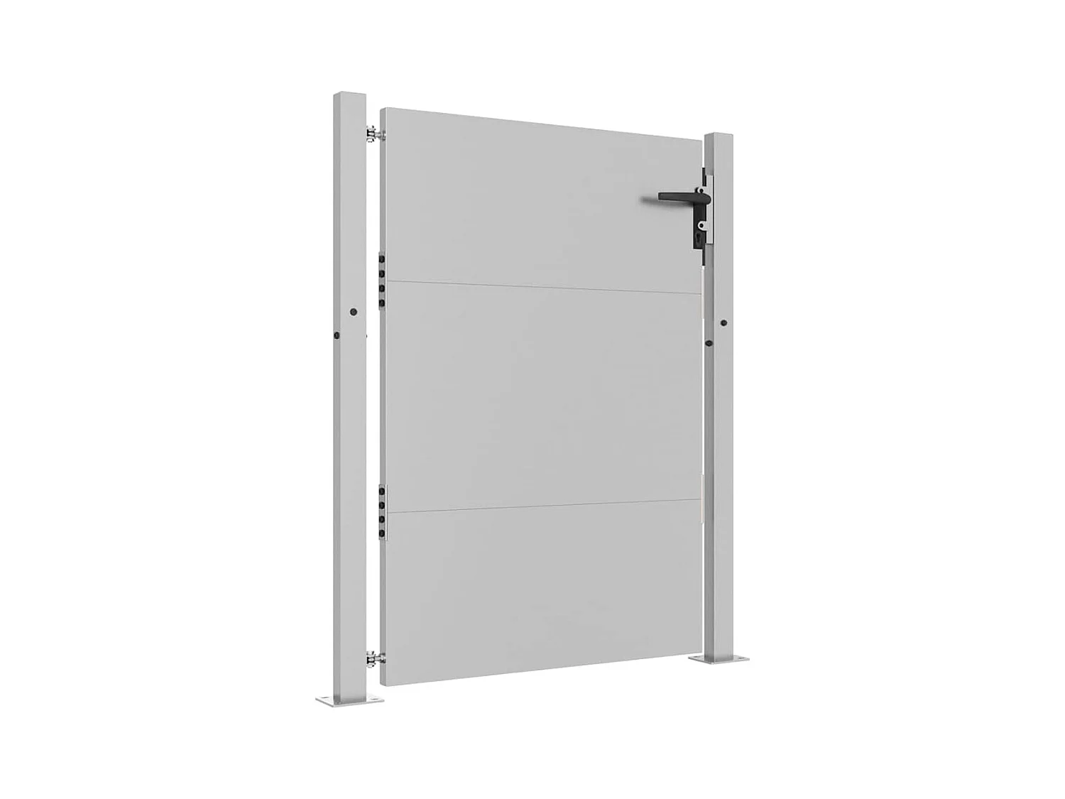 Cancello da giardino 105x130 cm acciaio corten