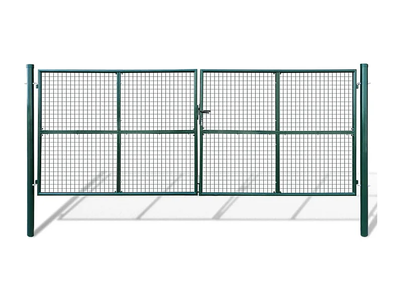 Puerta de jardín de malla 415 x 150 cm