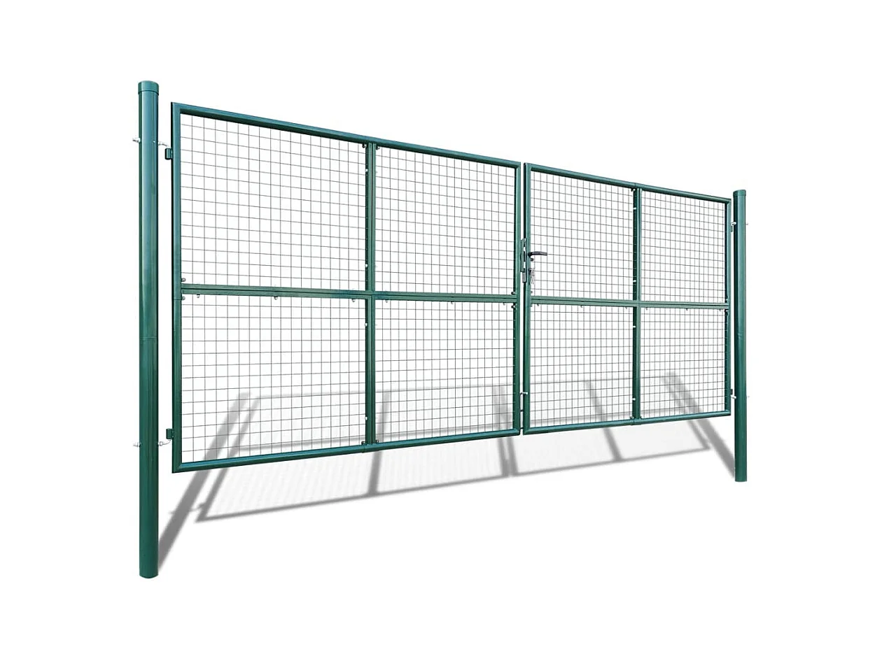 Portail de jardin en maille 415 x 150 cm