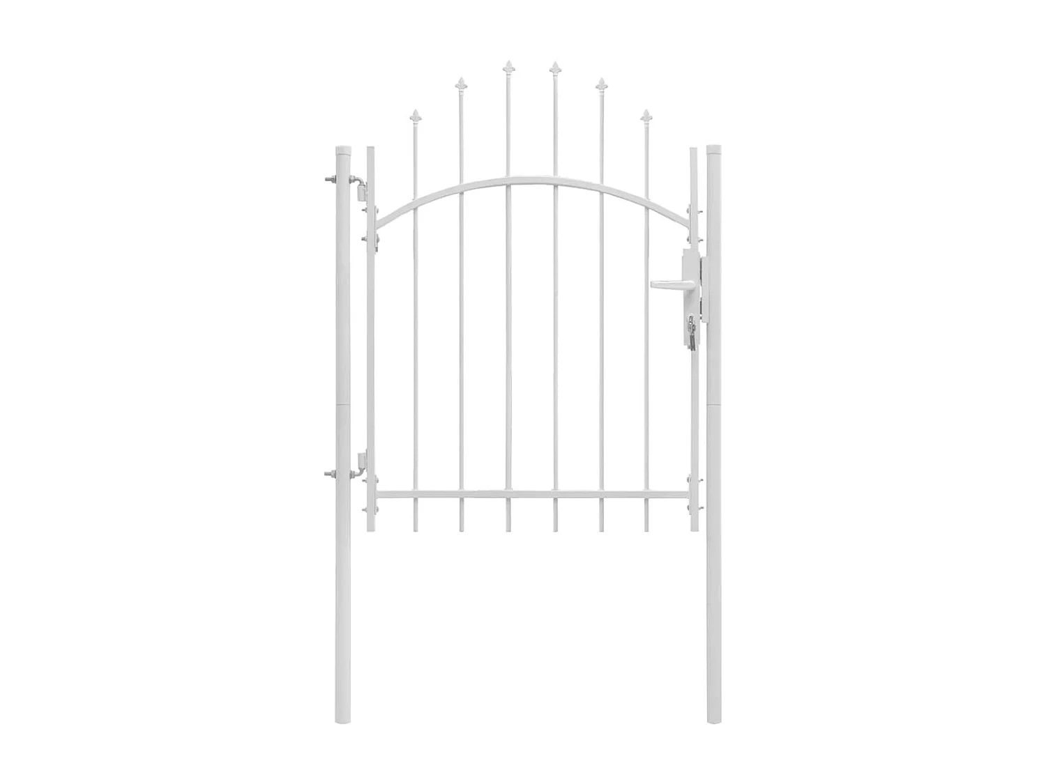 Tuinpoort Staal 1 x 2 m Wit