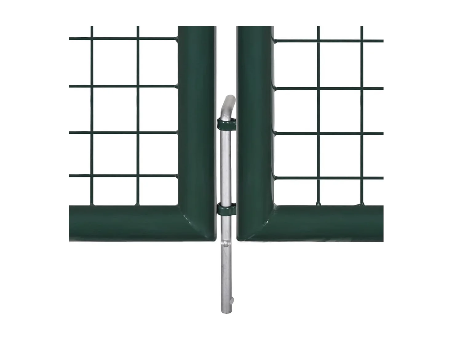 Cancello in acciaio 306 x 100 cm verde