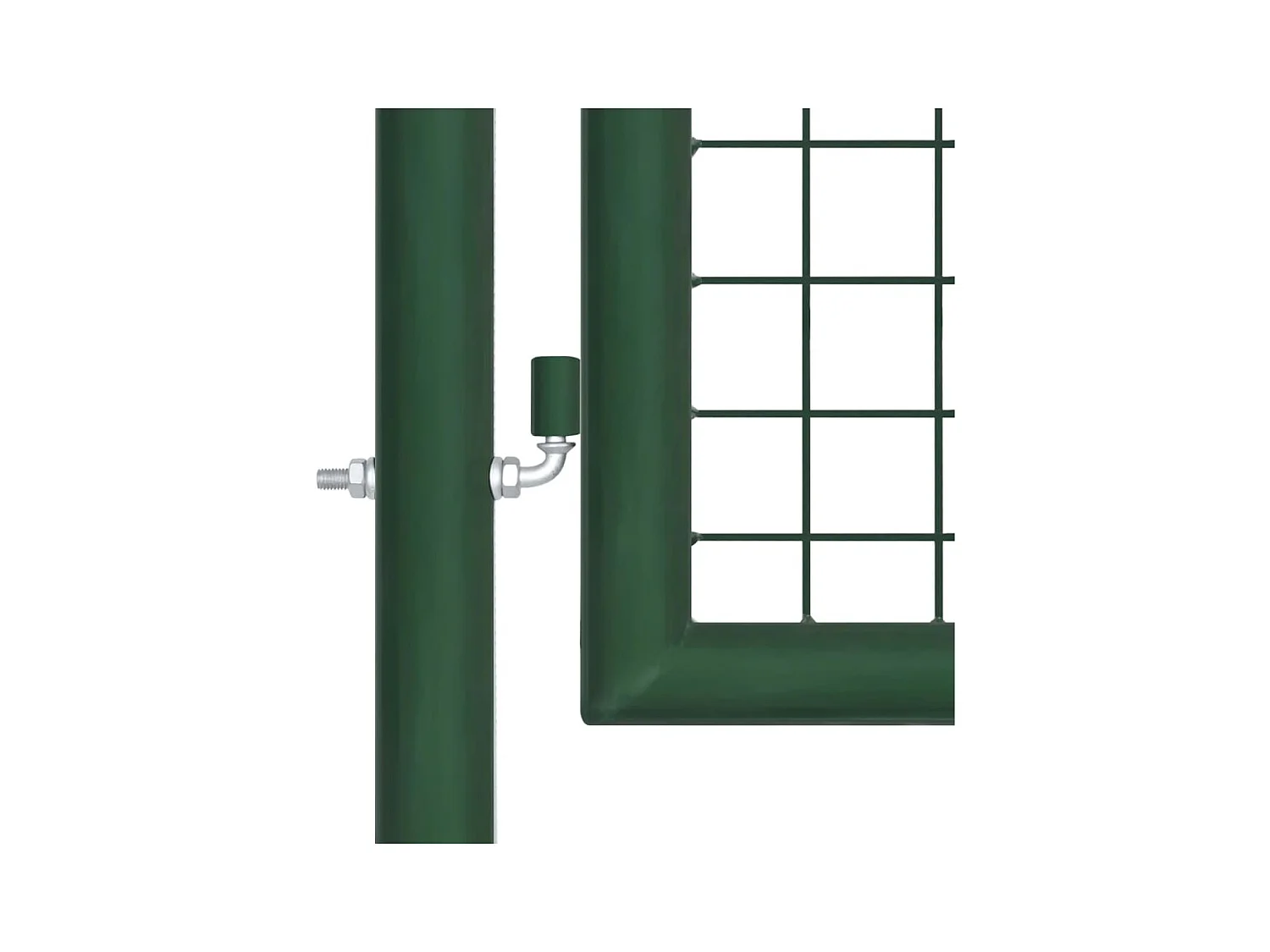 Portillon Acier 350x100 cm Vert