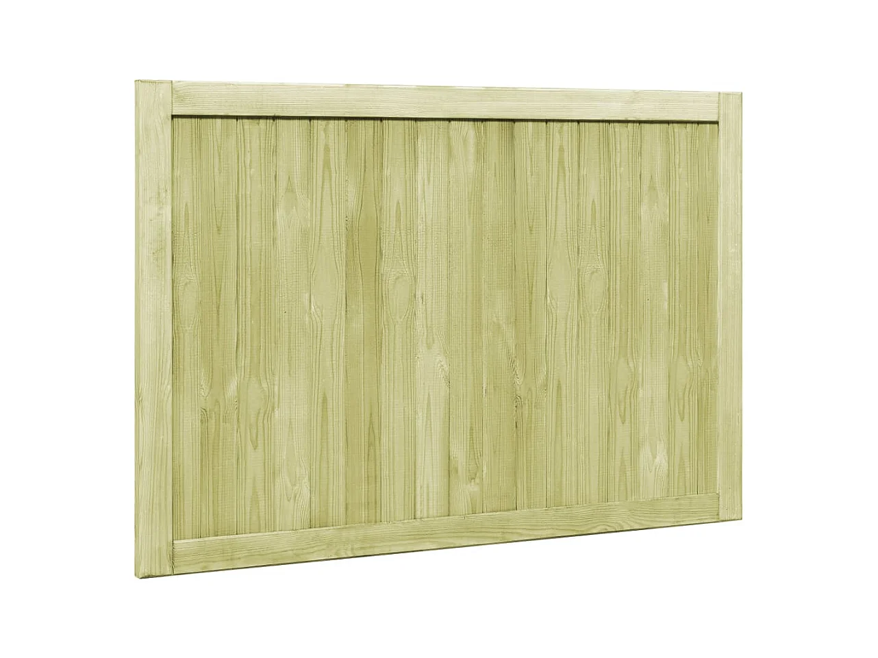 Portillons de jardin 2 pcs Bois de pin imprégné 300x100 cm