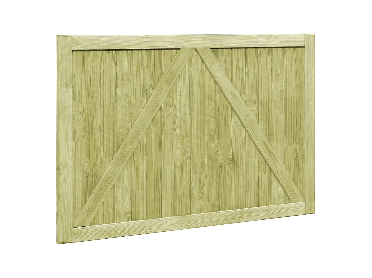 Portillons de jardin 2 pcs Bois de pin imprégné 300x100 cm
