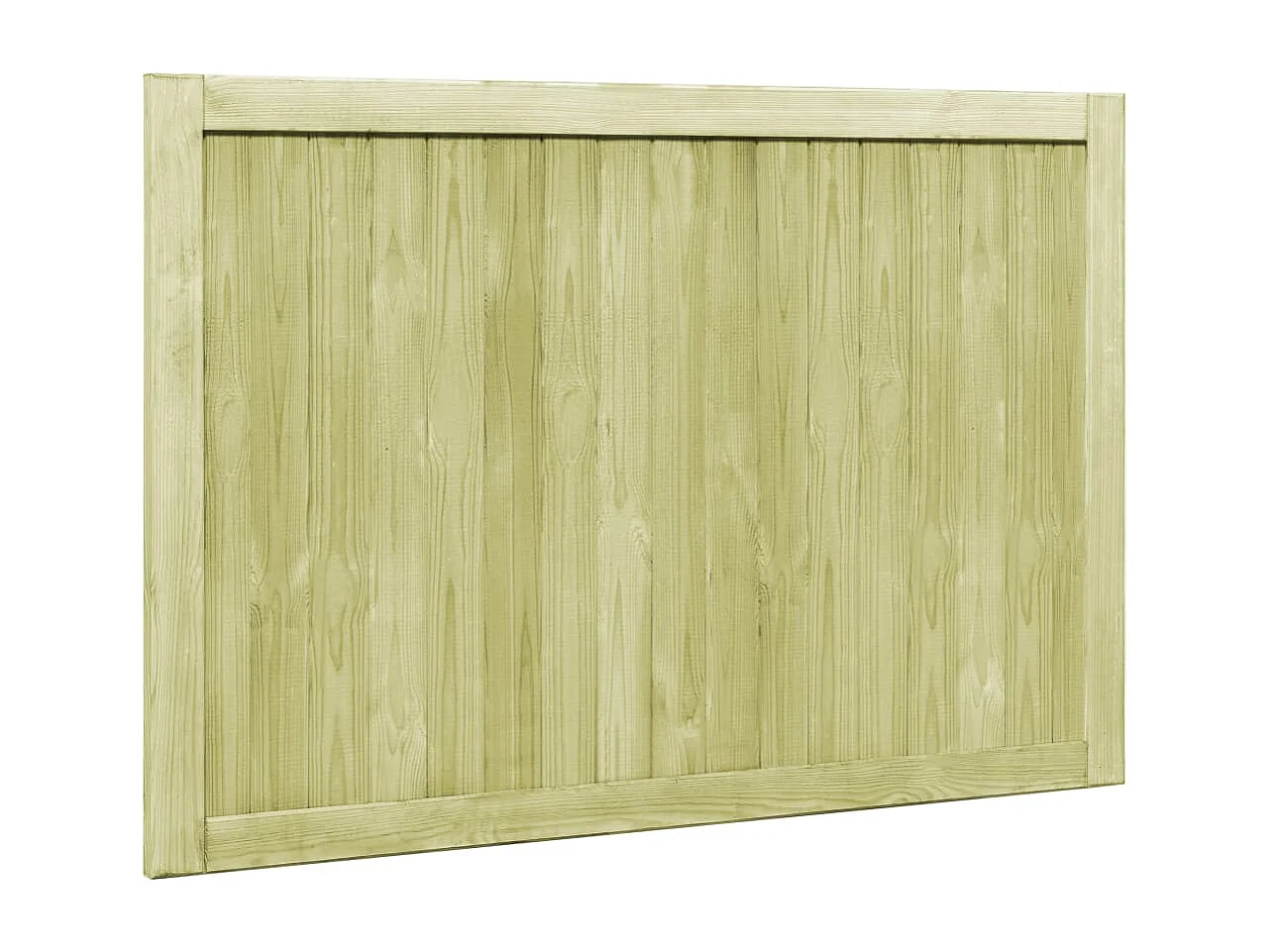 Portillons de jardin 2 pcs Bois de pin imprégné 300x100 cm