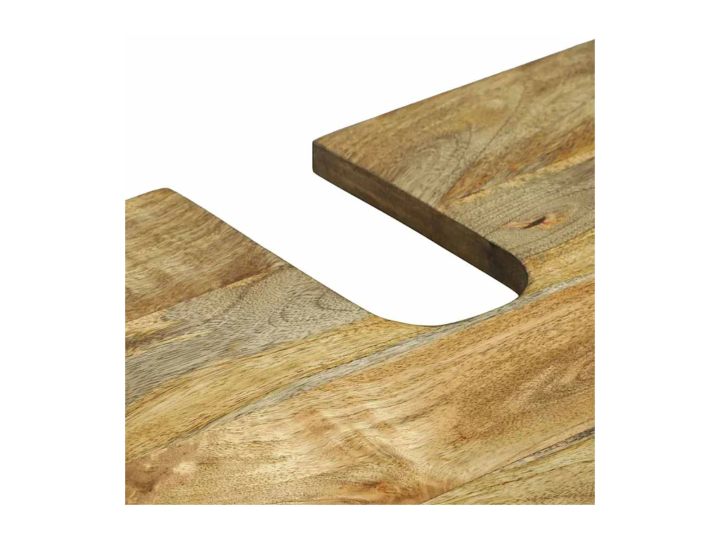 Ensemble de mobilier de salle de bain avec tiroir 4 pcs Marron