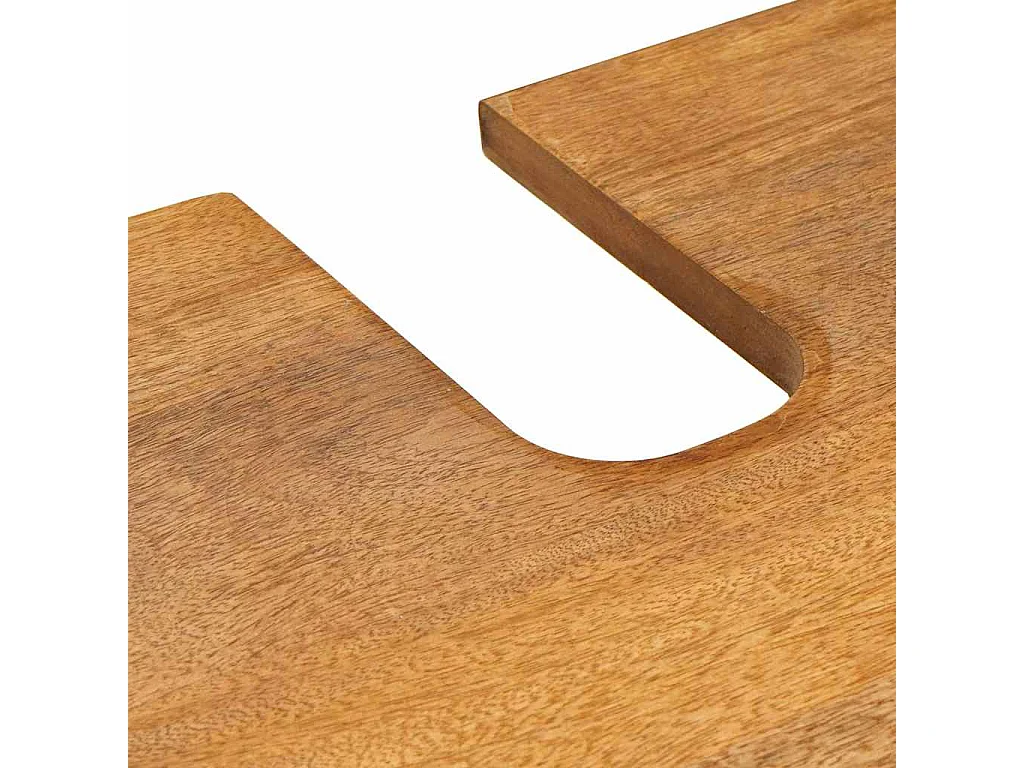 Ensemble de mobilier de salle de bain avec porte 2 pcs Marron