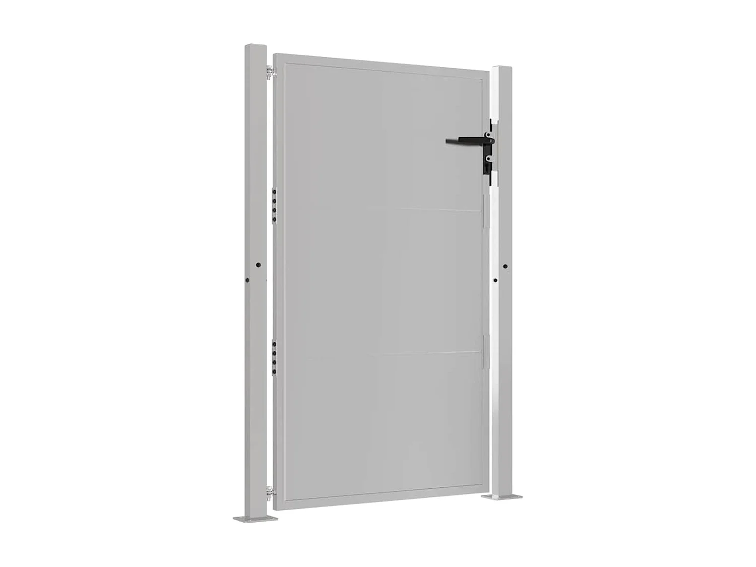 Cancello da giardino 105x130 cm acciaio corten