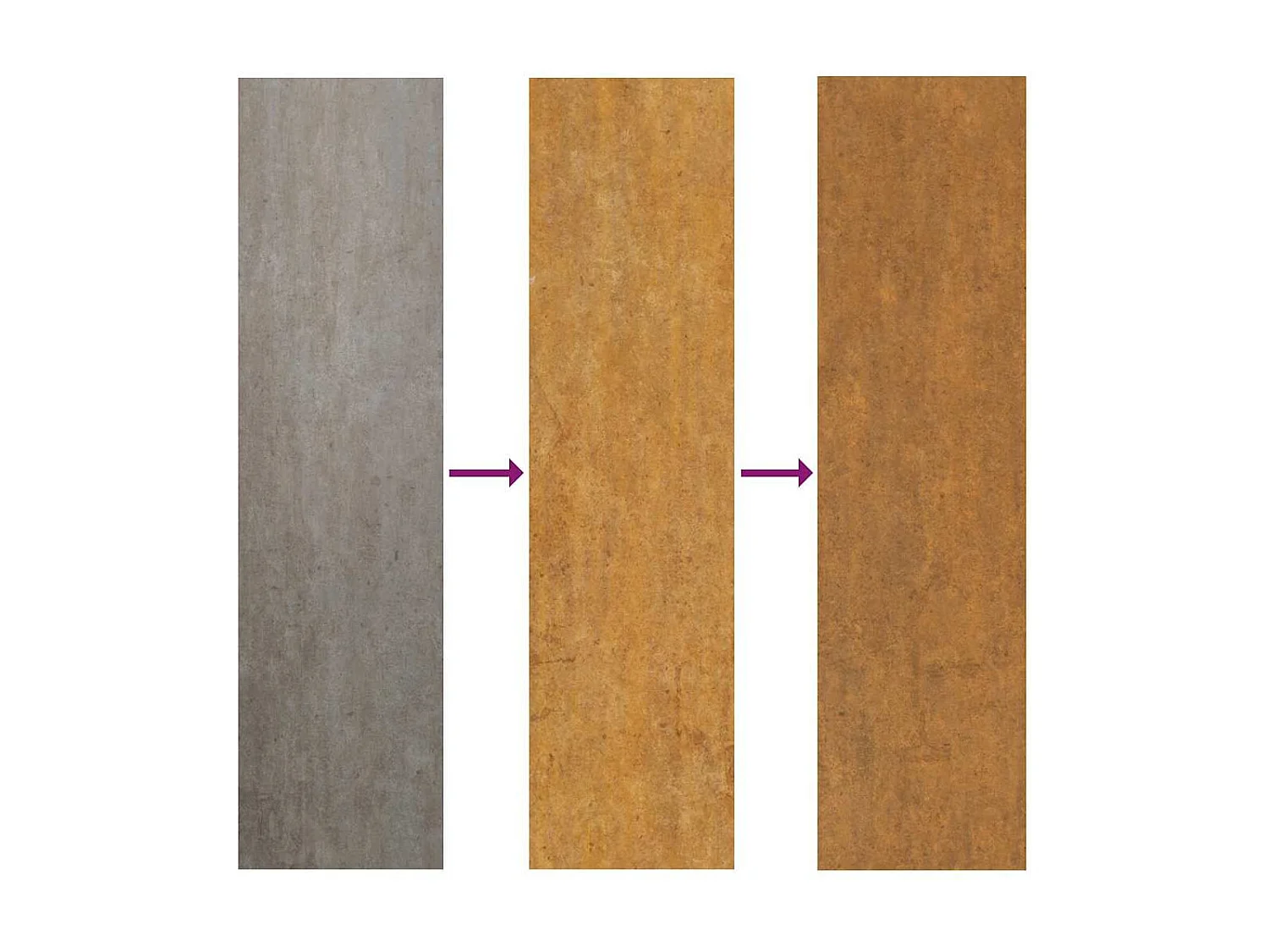 Cancello da giardino 105x130 cm acciaio corten