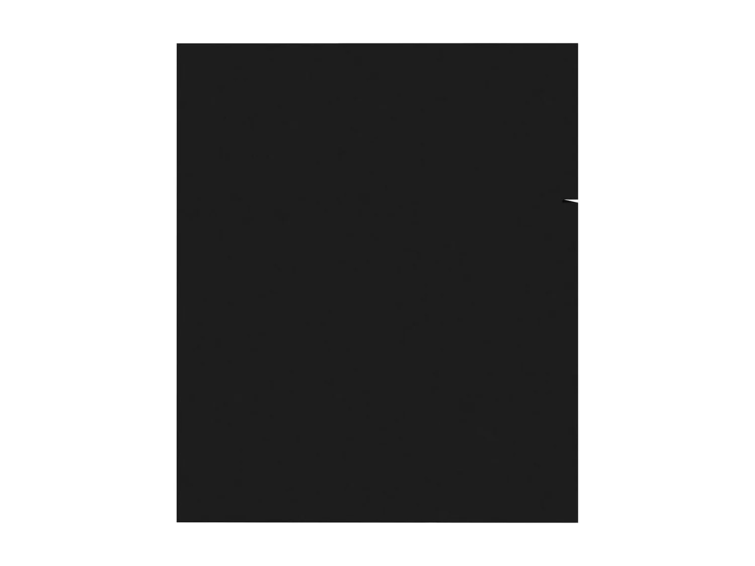 Zwarte badkamermeubelset van bewerkt hout