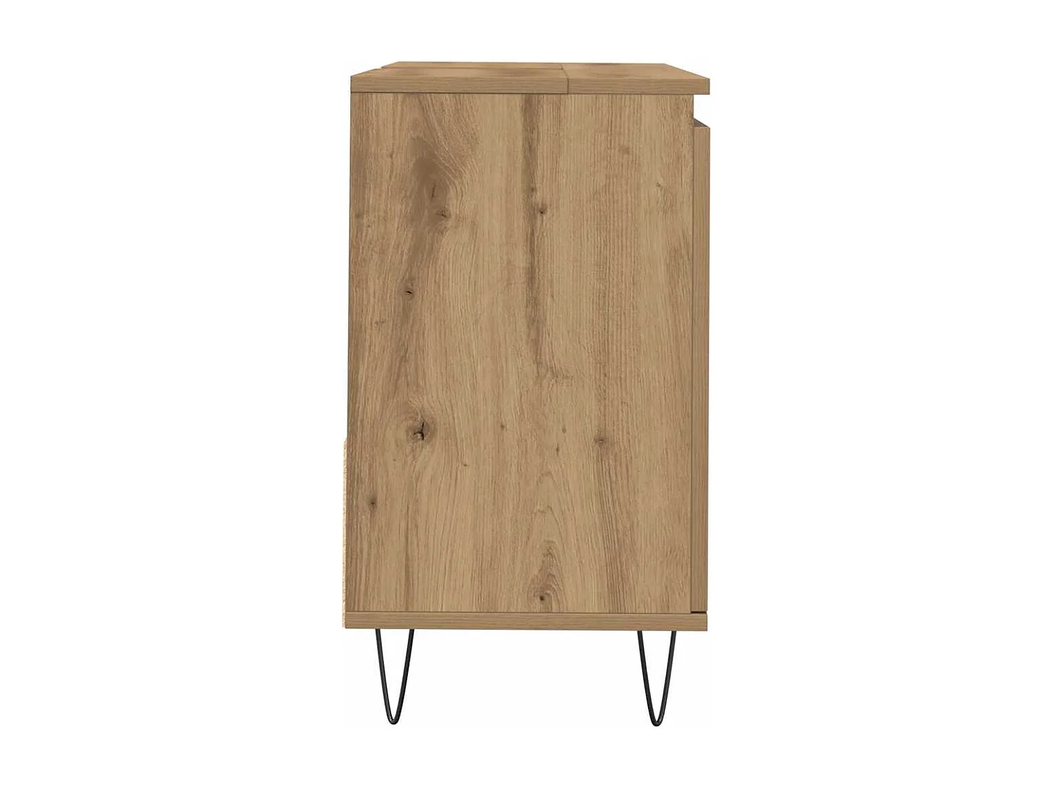 Waschbeckenunterschrank handgefertigt Eiche 65x33x60 cm