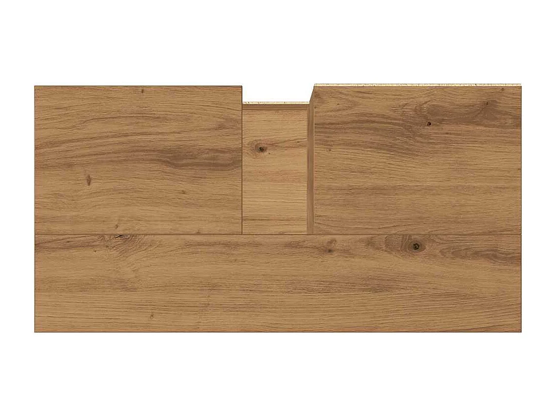 Waschbeckenunterschrank handgefertigt Eiche 65x33x60 cm