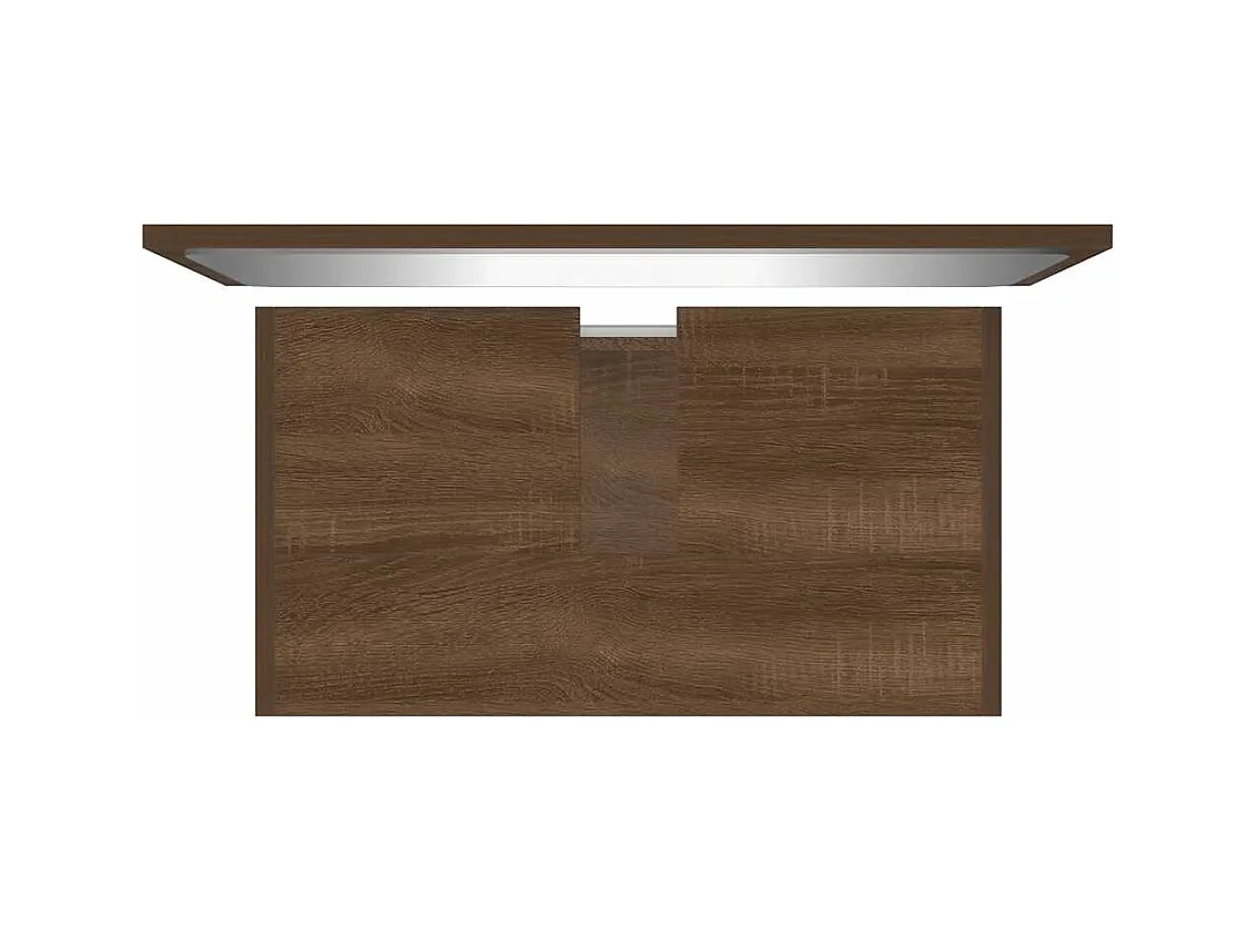 Meubles de salle de bain Chêne marron Bois d'ingénierie