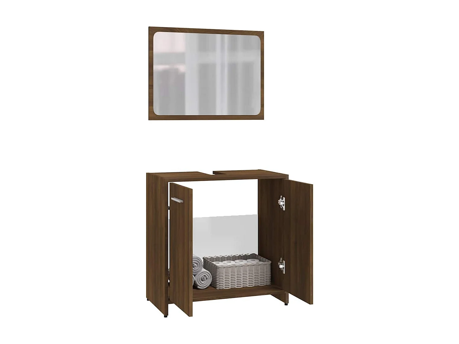 Meubles de salle de bain Chêne marron Bois d'ingénierie