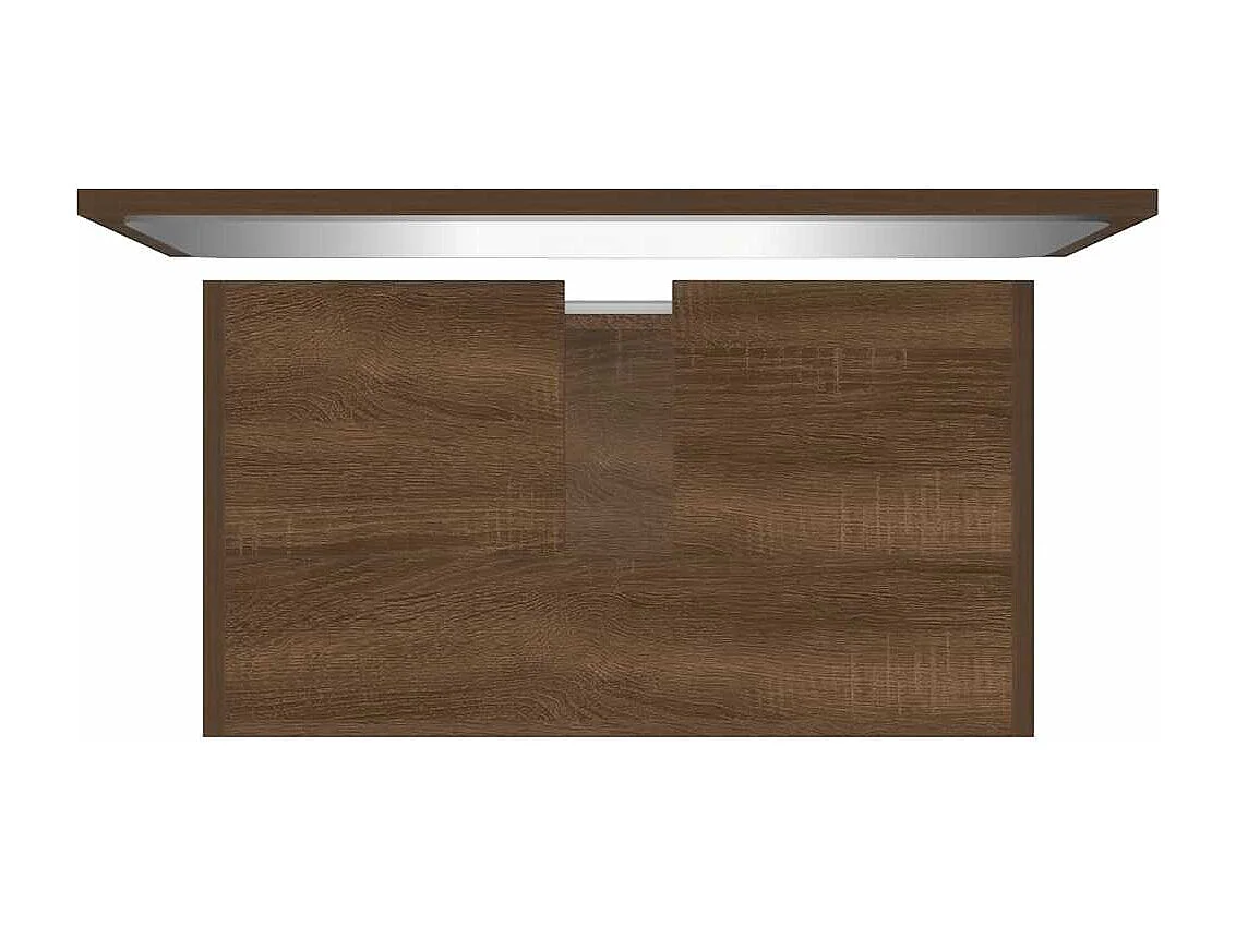 Meubles de salle de bain Chêne marron Bois d'ingénierie