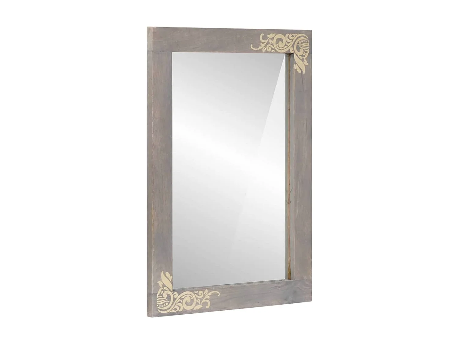 Ensemble de mobilier de salle de bain Montage mural 2 pcs Gris