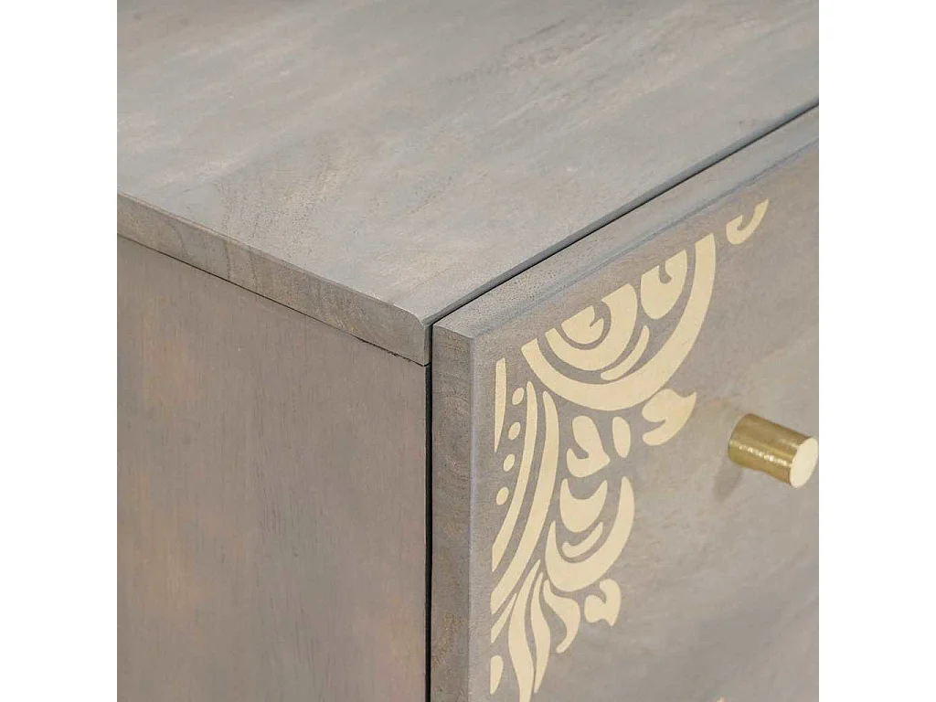 Ensemble de mobilier de salle de bain Montage mural 2 pcs Gris