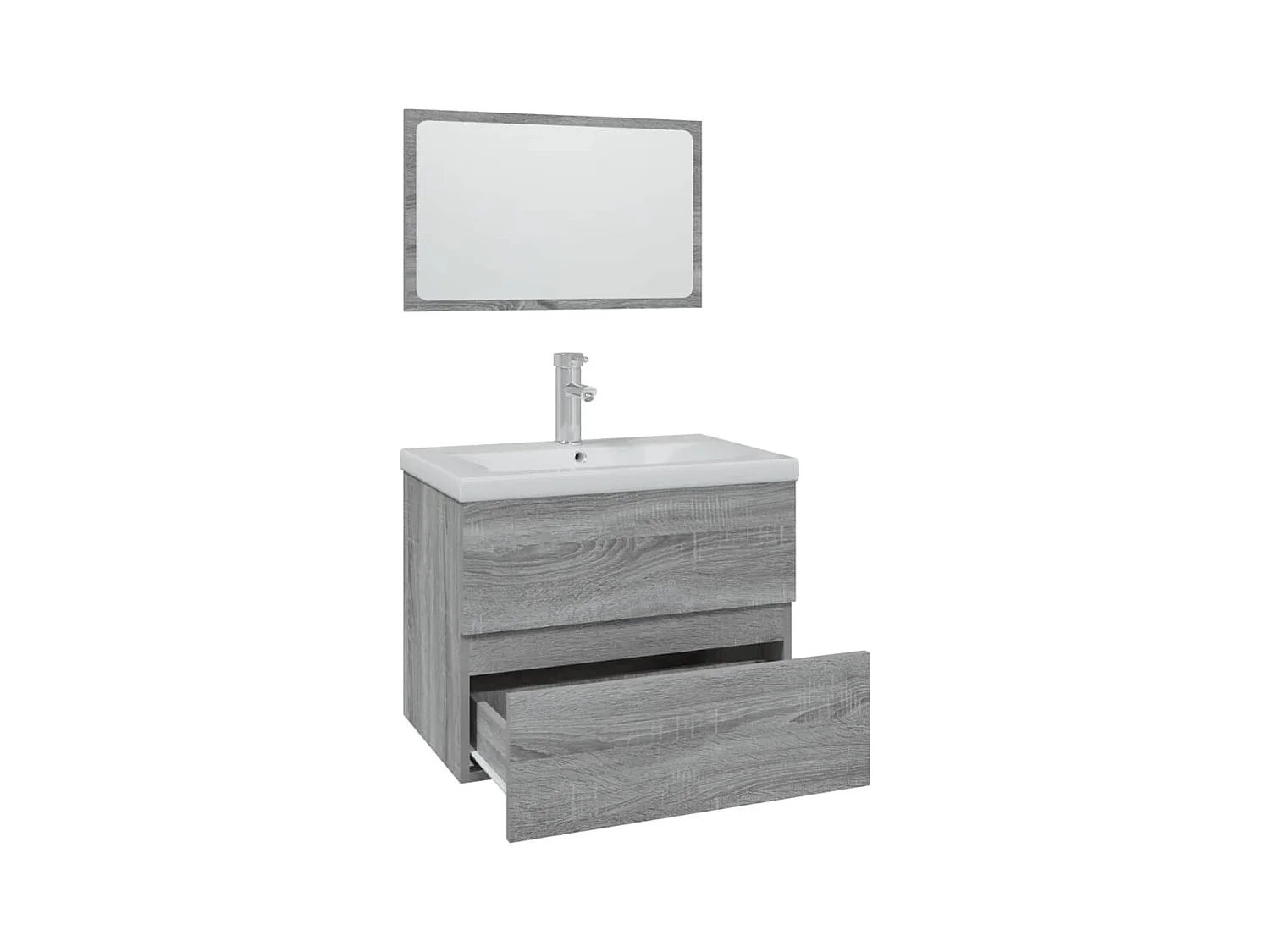Mobili da bagno in legno ingegnerizzato Sonoma Gray