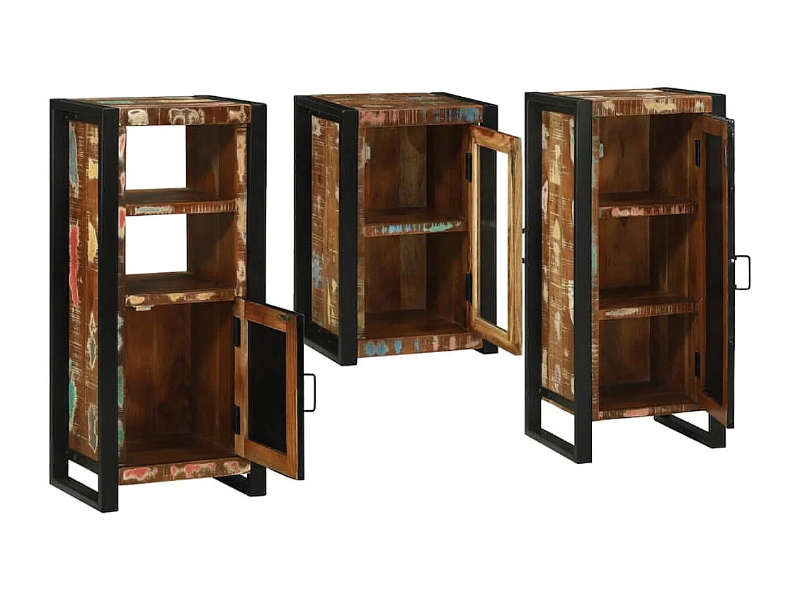 Set di mobili da bagno a parete 3 pezzi