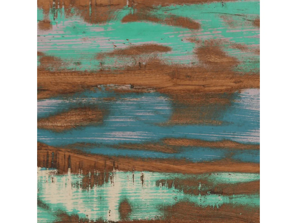 Mobiletto da bagno pensile 38x34x48cm in legno massello di acacia