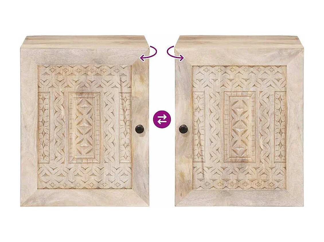 Cabinet de salle de bain Montage mural Blanc 38 x 33.5 x 160 cm