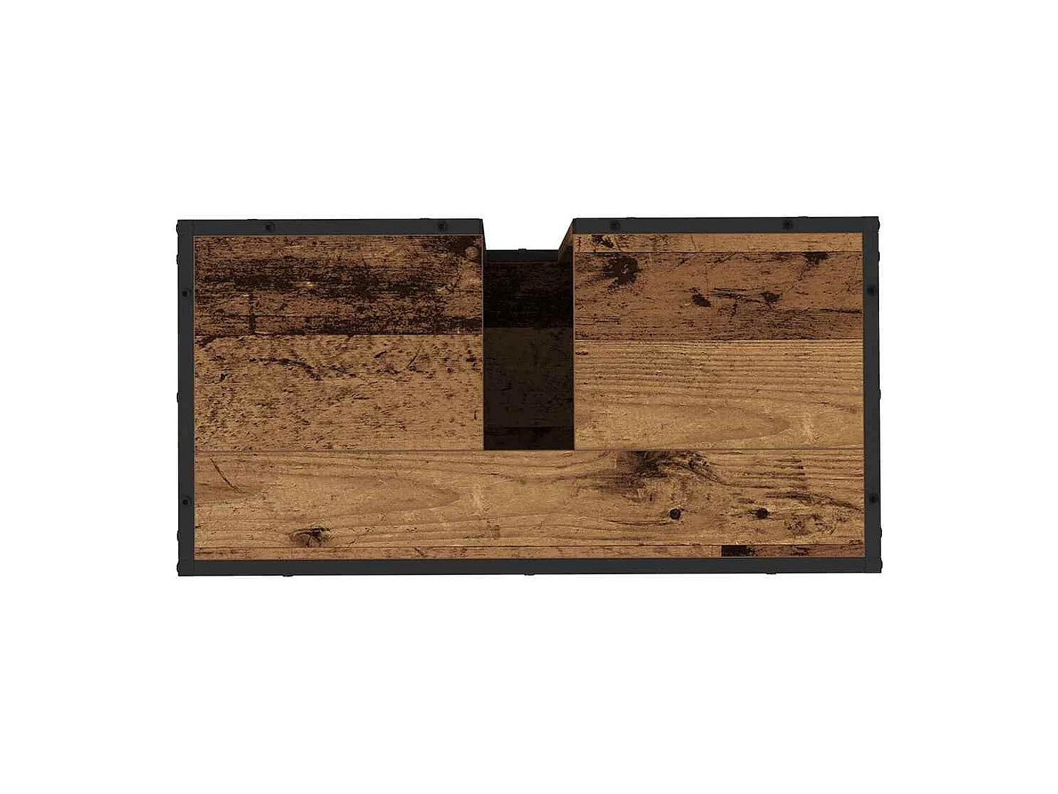 Badkamerwastafelkast antiek hout 65 x 33 x 60 cm