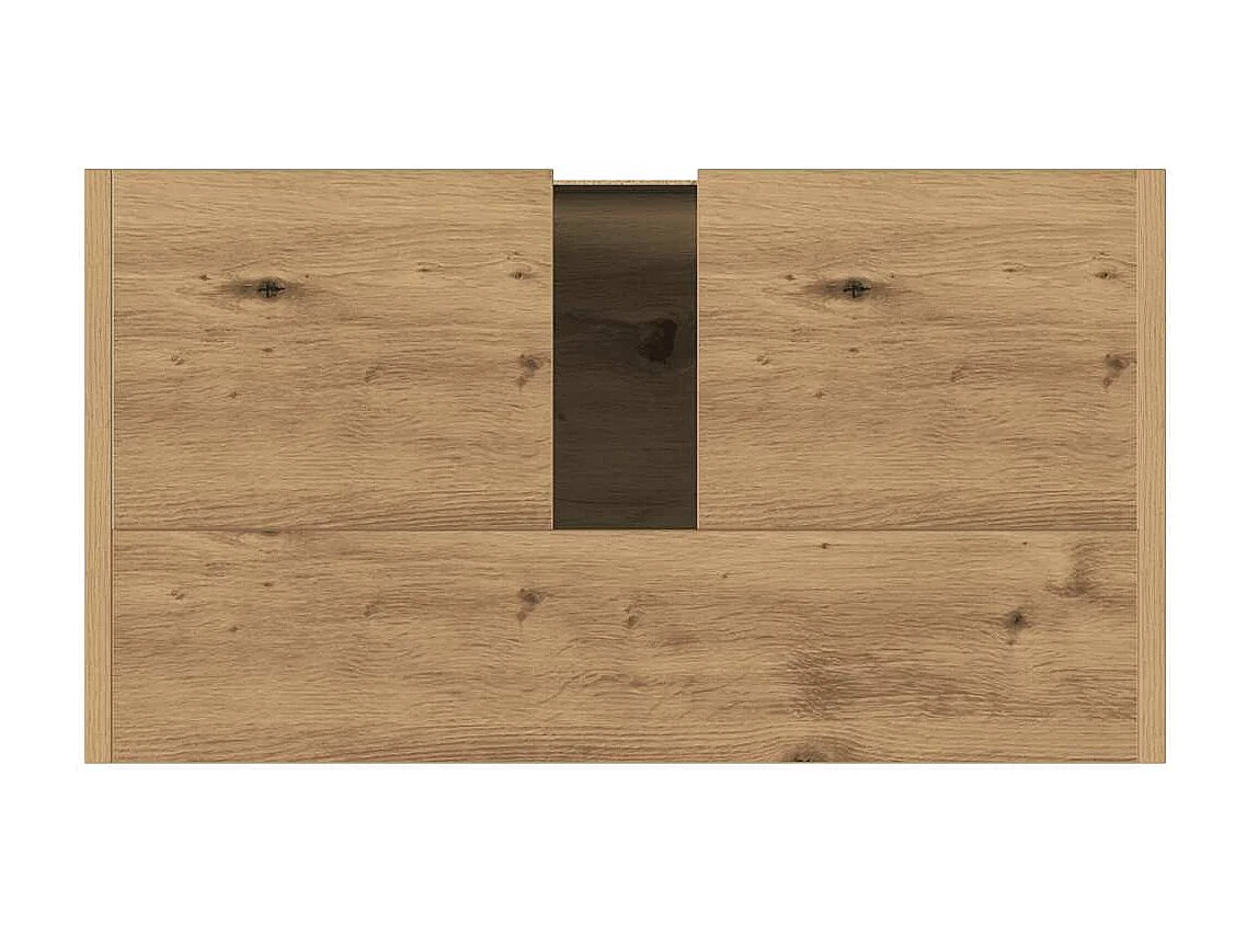 Armoire lavabo de salle de bain chêne artisanal 60x33x60 cm