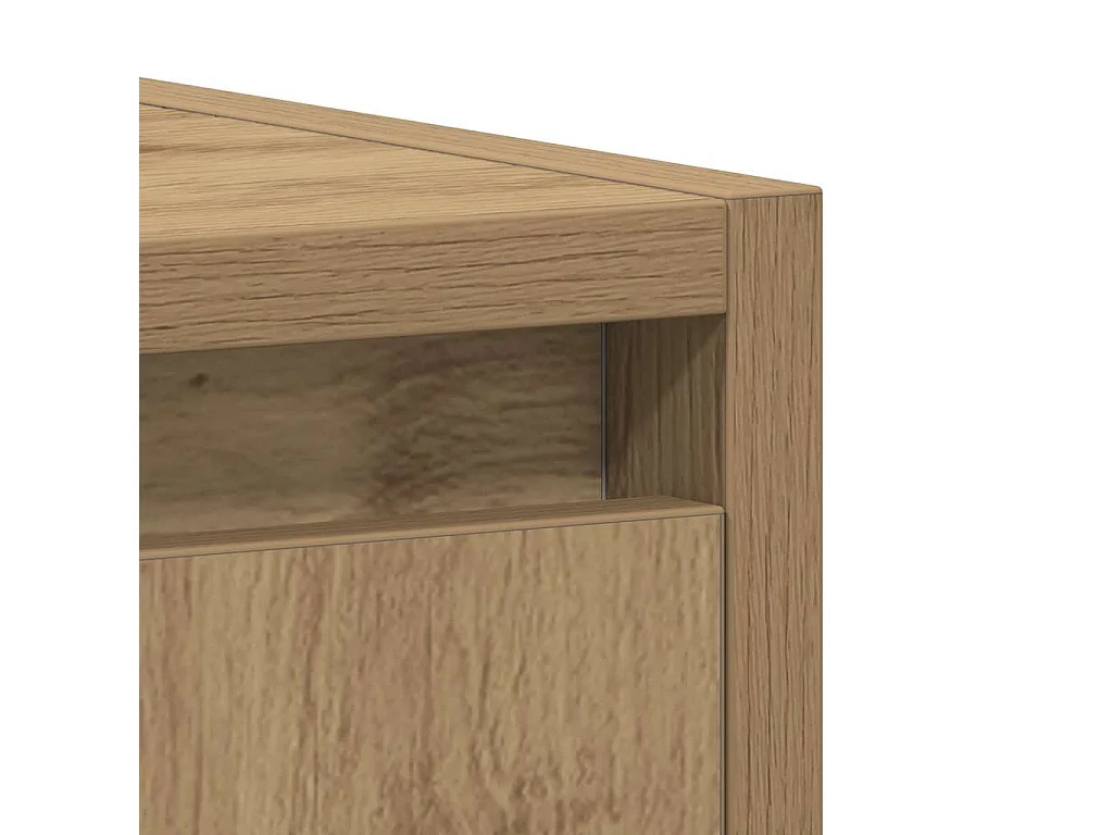 Armoire lavabo de salle de bain chêne artisanal 60x33x60 cm