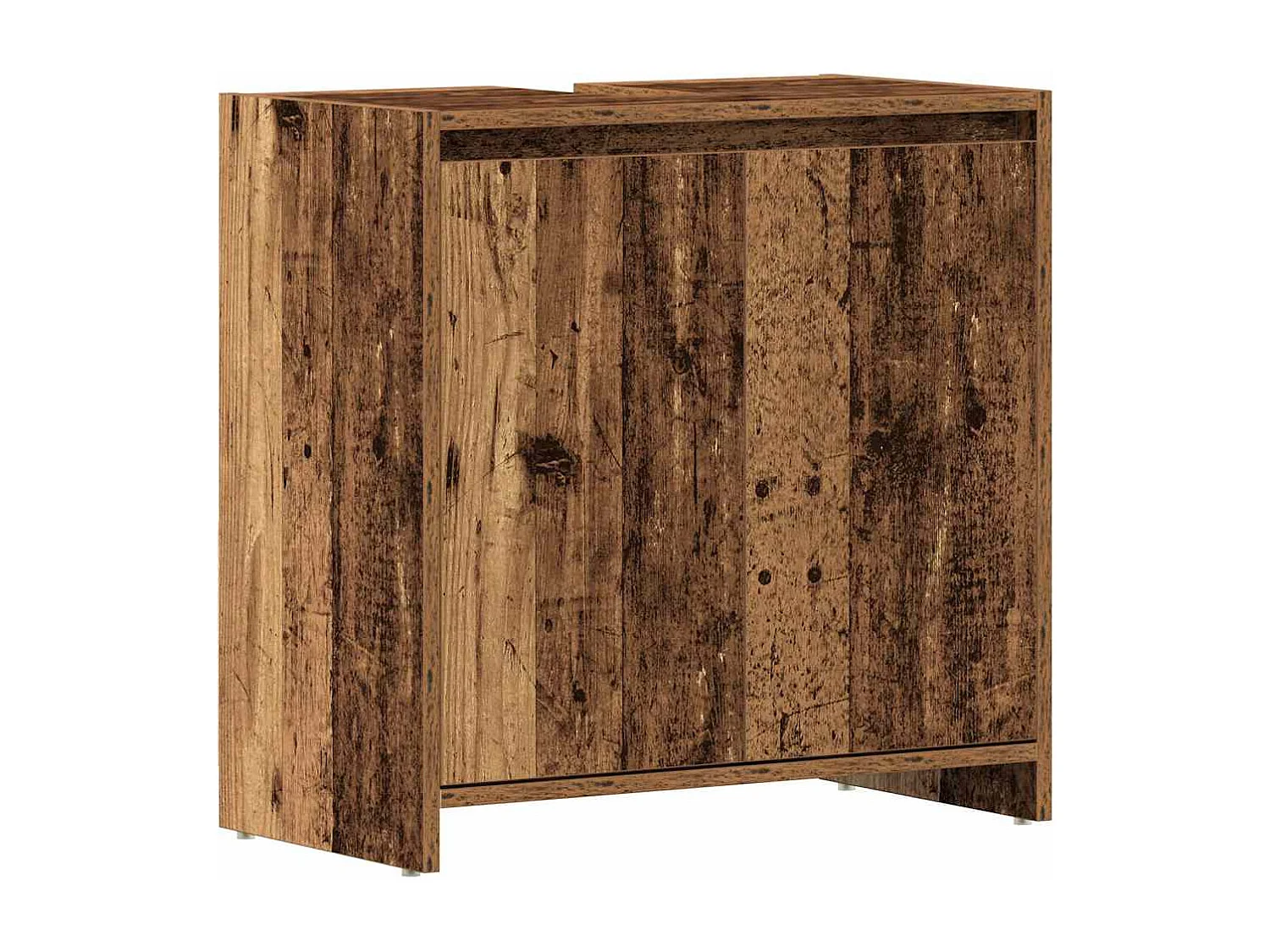 Badkamer wastafelkast oud hout 60x33x60 cm