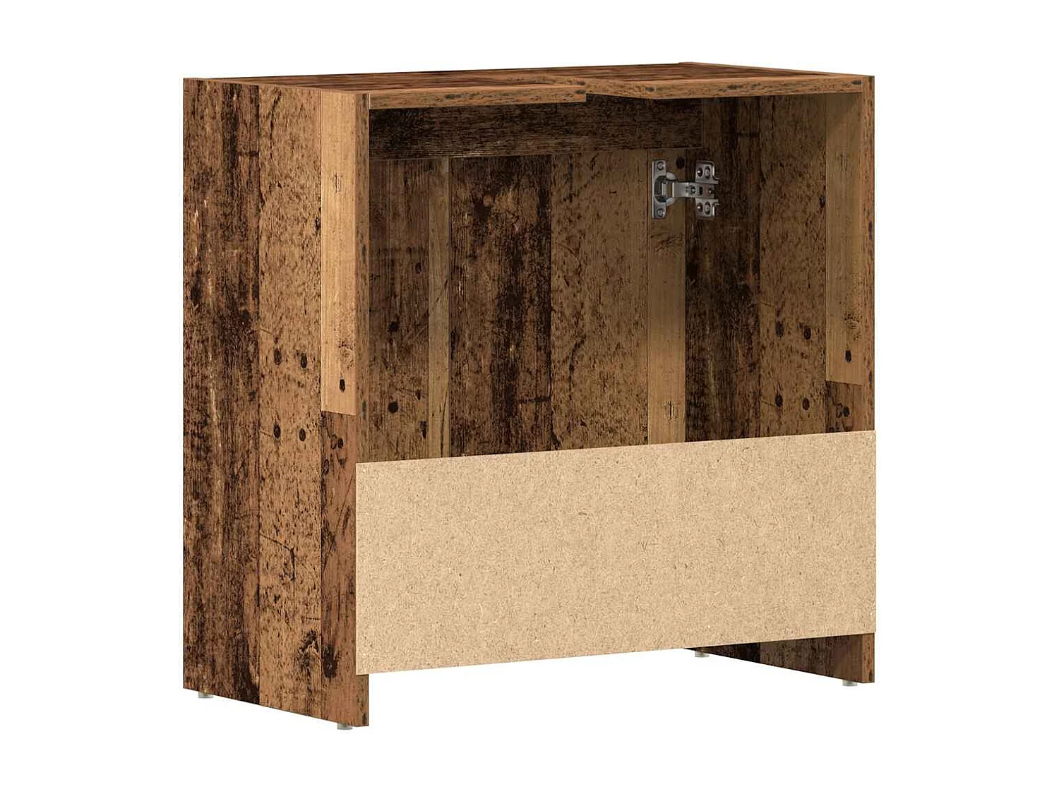 Badkamer wastafelkast oud hout 60x33x60 cm