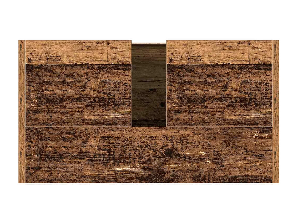 Badkamer wastafelkast oud hout 60x33x60 cm