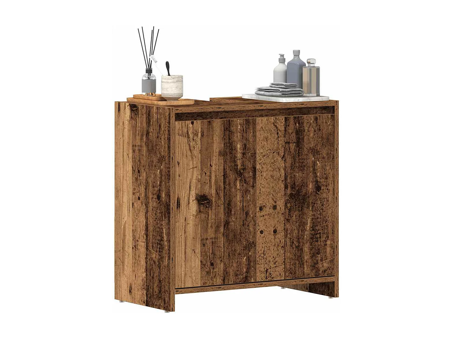 Waschbeckenunterschrank Altholz 60x33x60 cm