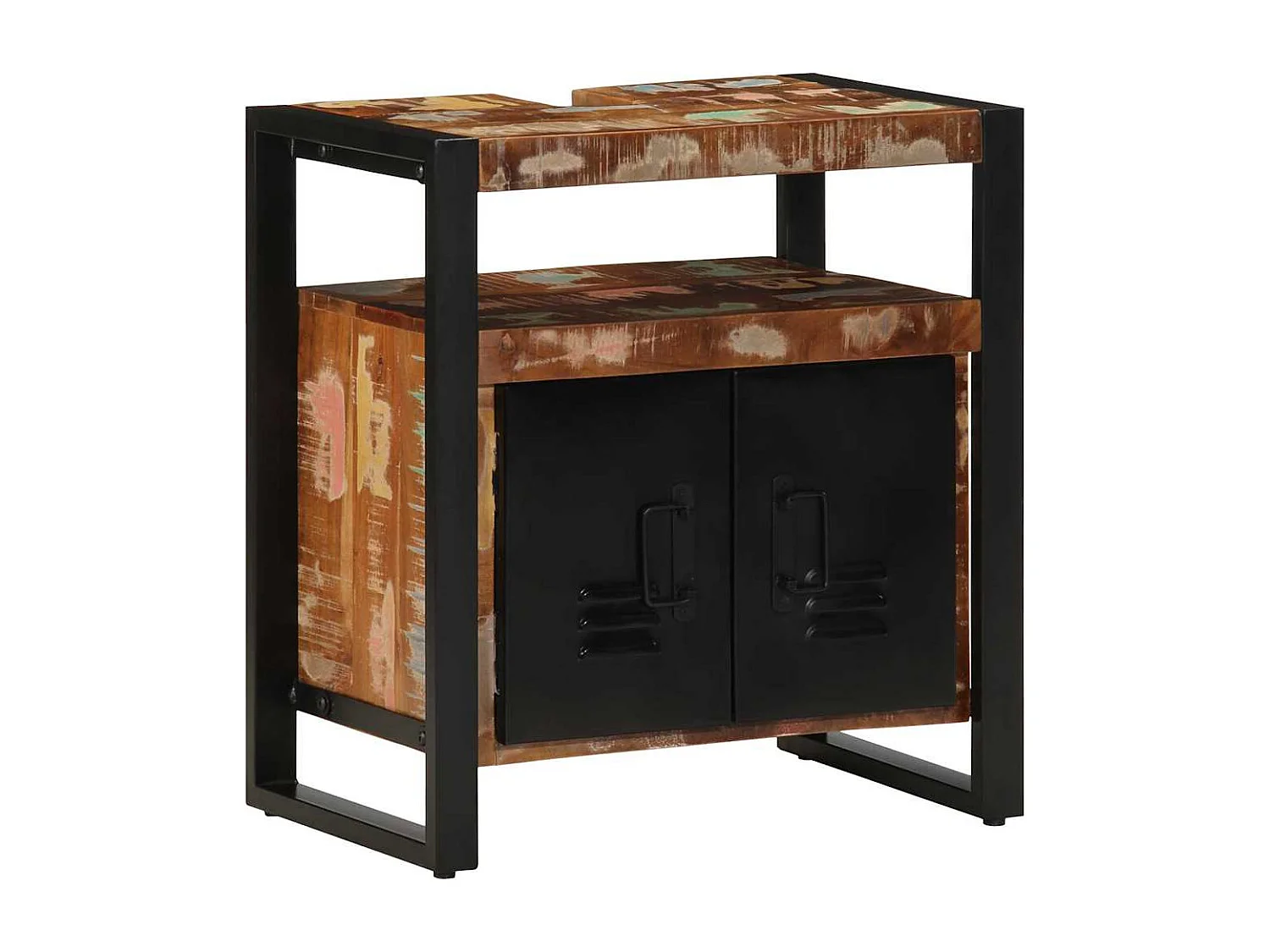 Set di mobili da bagno a parete 4 pezzi