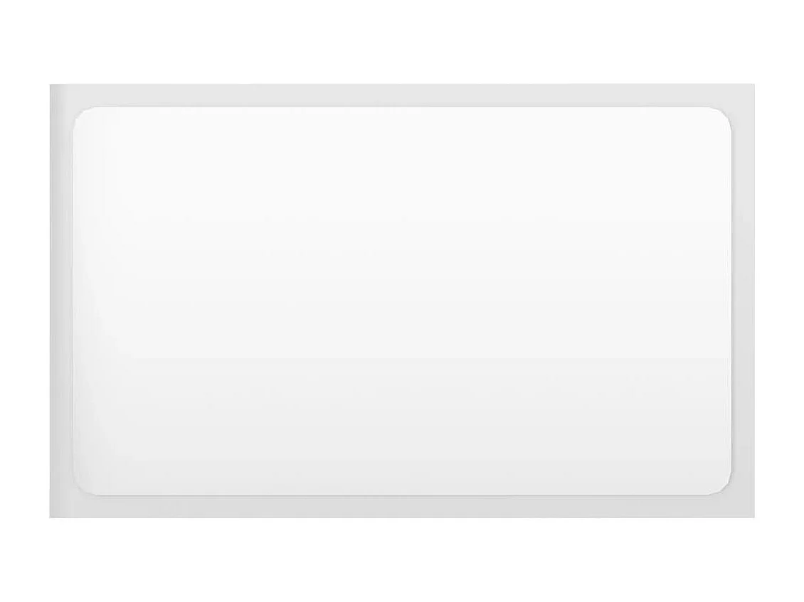 Ensemble de meubles de bain blanc brillant bois d'ingénierie