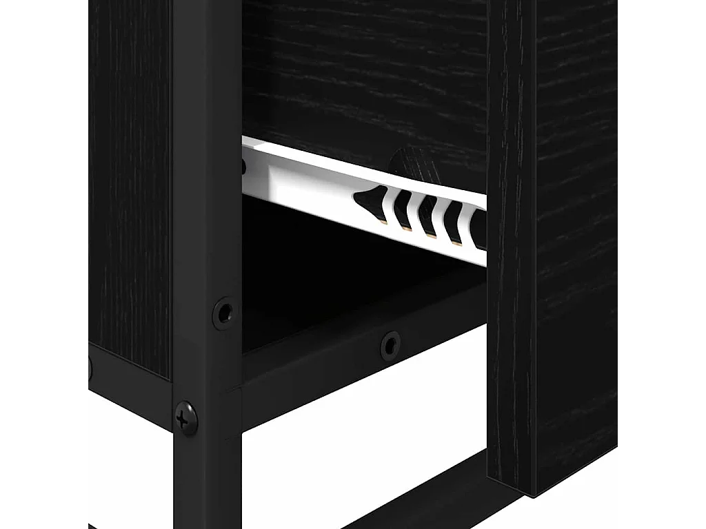 Mobile bagno in rovere nero 35 x 37,5 x 100 cm