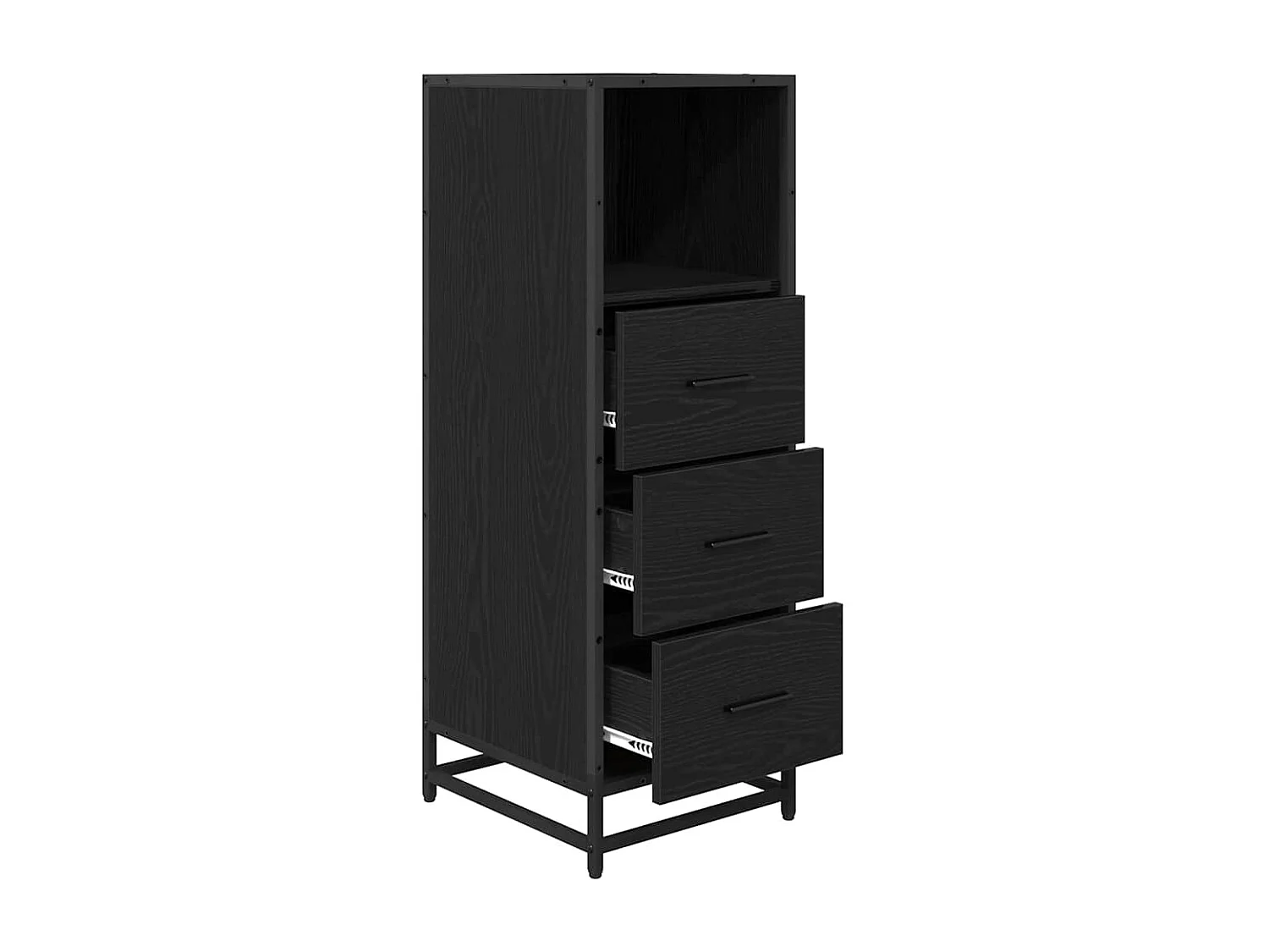 Mobile bagno in rovere nero 35 x 37,5 x 100 cm