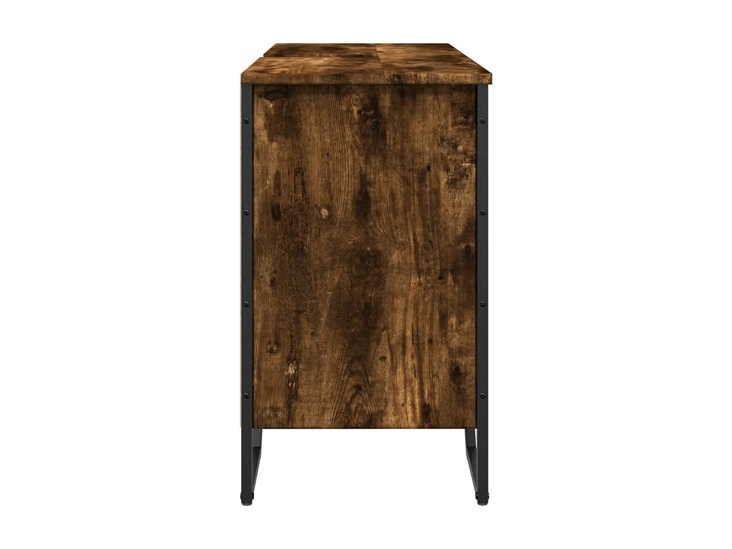 Mobile lavabo in rovere affumicato 91x35x60 cm