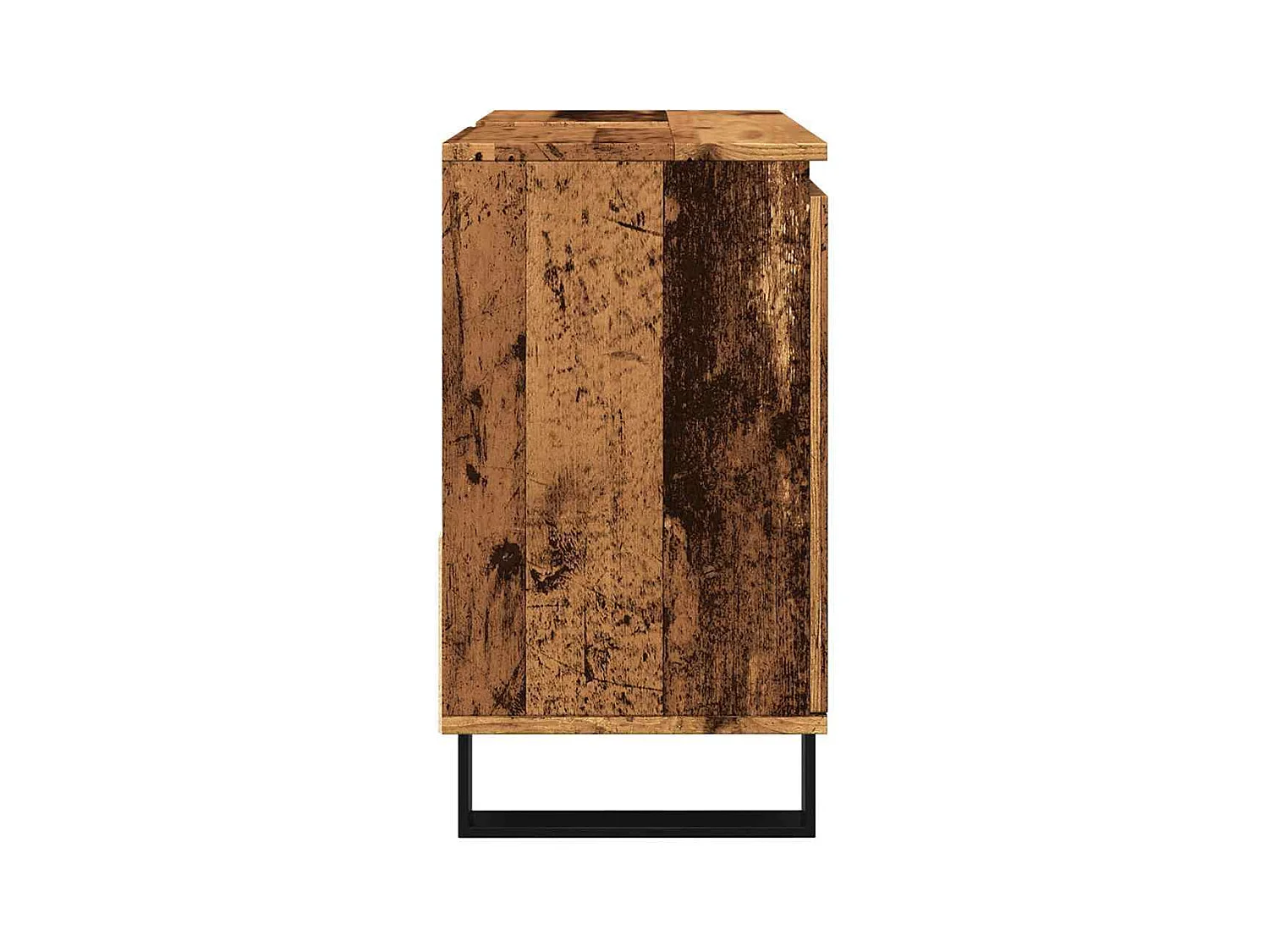 Armoire de lavabo de salle de bain vieux bois 65x33x60 cm