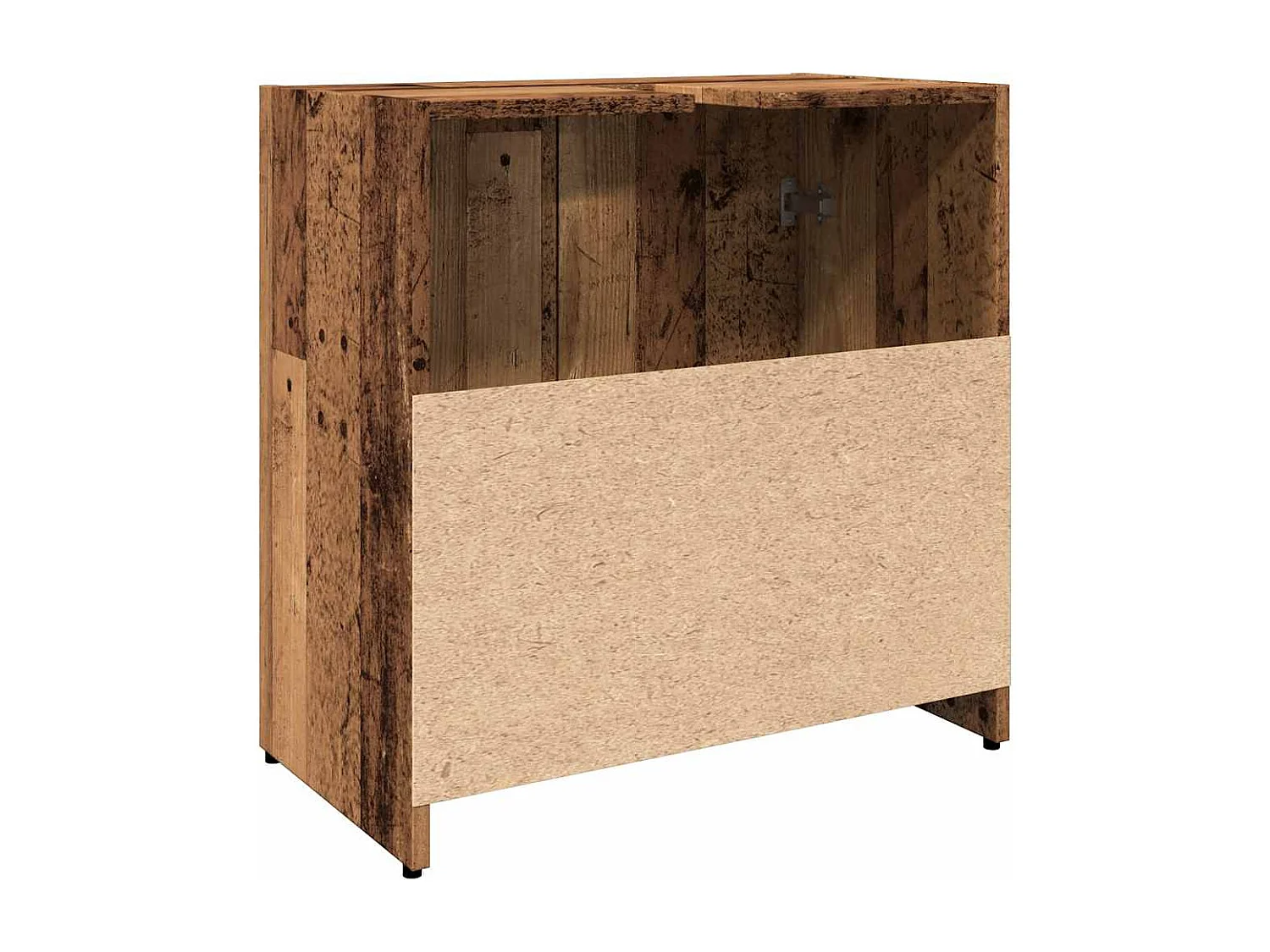 Mobile lavabo bagno in legno vecchio 60x33x60 cm